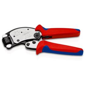Knipex 97 53 19 Kabel-Crimper Crimpwerkzeug Schwarz, Blau, Rot