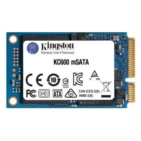 Kingston Technology 256G SSD KC600 SATA3 mSATA