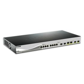 D-Link DXS-1210-12TC switch di rete Gestito L2 10G Ethernet (100 1000 10000) 1U Nero, Argento