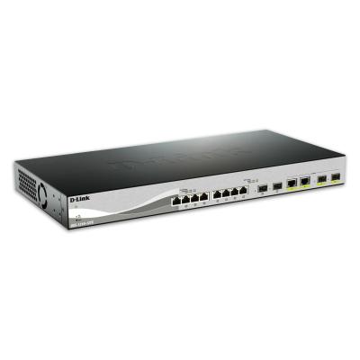 D-Link DXS-1210-12TC switch di rete Gestito L2 10G Ethernet (100 1000 10000) 1U Nero, Argento