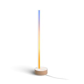 Philips Hue White and Color ambiance Gradient Signe Tischleuchte Oak