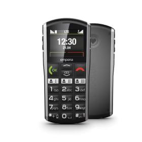 Emporia Simplicity LTE 5,08 cm (2") 90 g Negro Teléfono para personas mayores