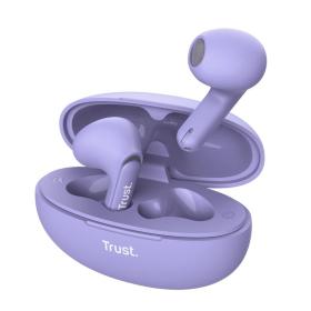 Trust Yavi Headset True Wireless Stereo (TWS) In-ear Calls Music USB Type-C Bluetooth Purple