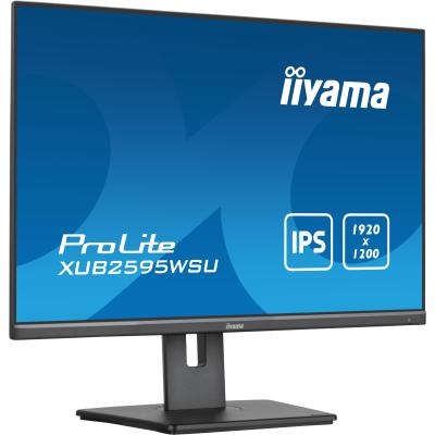 iiyama ProLite XUB2595WSU-B5 Monitor PC 63,5 cm (25") 1920 x 1200 Pixel WUXGA LED Nero