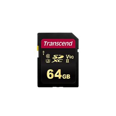 Transcend TS64GSDC700S mémoire flash 64 Go SDXC NAND Classe 10
