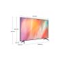 ▷ Samsung UE50AU7170U 127 cm (50") 4K Ultra HD Smart TV Wifi Gris | Trippodo