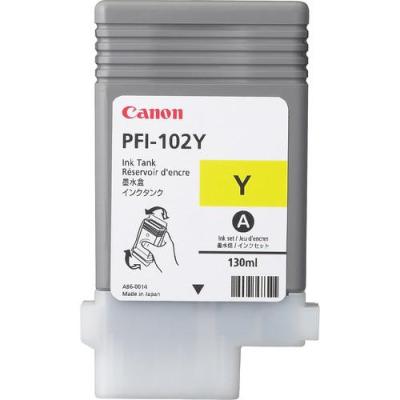 Canon PFI-102Y cartuccia d'inchiostro Originale Giallo