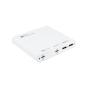 Alcasa PCA-D001W mobile device charger Universal White AC Fast charging Indoor