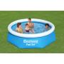 Bestway Fast Set 57450 piscina fuori terra Piscina con bordi/gonfiabile Piscina rotonda Blu, Bianco