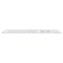 ▷ Apple Magic keyboard USB + Bluetooth English Aluminium, White | Trippodo