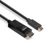 Lindy 43317 cavo e adattatore video 10 m USB tipo-C HDMI tipo A (Standard) Nero