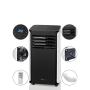 ▷ Clatronic CL 3716 portable air conditioner 65 dB 1010 W Black | Trippodo