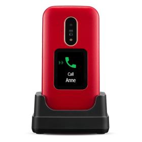 ▷ Doro 6880 7,11 mm (0.28") 124 g Rouge Téléphone pour seniors | Trippodo