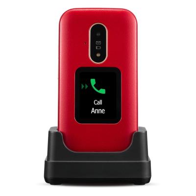 Doro 6880 7,11 mm (0.28") 124 g Rosso Telefono per anziani