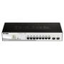 D-Link DGS-1210-08P Managed L2 Gigabit Ethernet (10 100 1000) Power over Ethernet (PoE) Schwarz