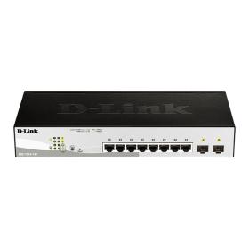 D-Link DGS-1210-10P Managed L2 Gigabit Ethernet (10 100 1000) Power over Ethernet (PoE) 1U Black