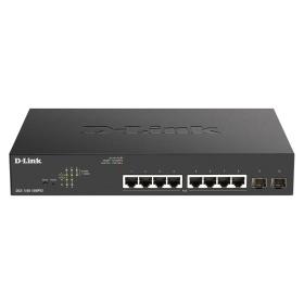 D-Link DGS-1100-10MPV2 Gestito L2 Gigabit Ethernet (10 100 1000) Supporto Power over Ethernet (PoE) 1U Nero