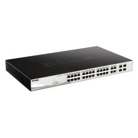 D-Link DGS-1210-24P Managed L2 Gigabit Ethernet (10 100 1000) Power over Ethernet (PoE) Schwarz