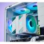▷ Jonsbo CR-3000 ARGB White Processeur Ventilateur 12 cm Blanc 1 pièce(s) | Trippodo