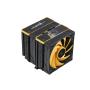 ▷ DeepCool AK620 Zero Dark Zoria Processeur Refroidisseur d'air 12 cm Noir, Jaune 1 pièce(s) | Trippodo