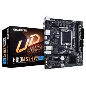 Gigabyte H610M S2H V2 Motherboard - Supports Intel Core 14th CPUs, 4+1+1 Hybrid Phases Digital VRM, up to 5600MHz DDR5, 1xPCIe