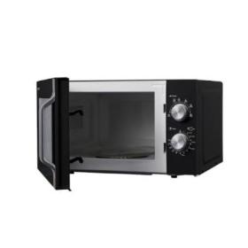 Sharp R-204BA Countertop Solo microwave 20 L 800 W Black, Silver