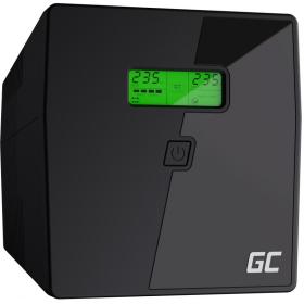 Green Cell UPS08 sistema de alimentación ininterrumpida (UPS) Línea interactiva 1999 kVA 700 W 4 salidas AC