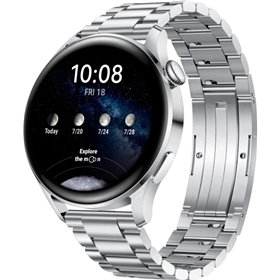 Huawei WATCH 3 Elite 3,63 cm (1.43") AMOLED 48 mm Touch screen 4G Stainless steel Wi-Fi GPS USATO