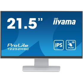 iiyama ProLite pantalla para PC 54,6 cm (21.5") 1920 x 1080 Pixeles Full HD LCD Pantalla táctil Mesa Blanco