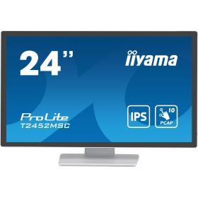 iiyama ProLite écran plat de PC 60,5 cm (23.8") 1920 x 1080 pixels Full HD LCD Écran tactile Multi-utilisateur Blanc