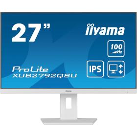 iiyama ProLite XUB2792QSU-W6 Monitor PC 68,6 cm (27") 2560 x 1440 Pixel Wide Quad HD LED Bianco