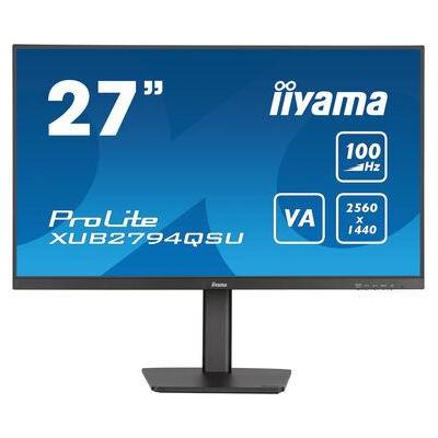 iiyama ProLite XUB2794QSU-B6 computer monitor 68.6 cm (27") 2560 x 1440 pixels Wide Quad HD LCD Black