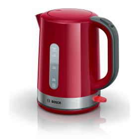Bosch TWK6A514 electric kettle 1.7 L 2200 W Grey, Red