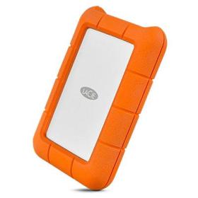 LaCie Rugged USB-C disque dur externe 2 To Orange, Argent