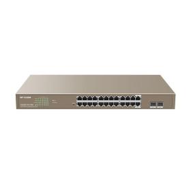 IP-COM Networks G3326P-24-410W switch Gestionado L2 Gigabit Ethernet (10 100 1000) Energía sobre Ethernet (PoE) Gris