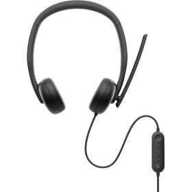 DELL WH3024 Kopfhörer Kabelgebunden Kopfband Anrufe Musik USB Typ-C Schwarz