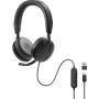 ▷ DELL WH5024 Headset Wired Head-band Calls/Music USB Type-C Black | Trippodo