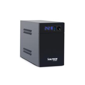 Vultech UPS750VA-LFP sistema de alimentación ininterrumpida (UPS) Línea interactiva 0,75 kVA 400 W 2 salidas AC