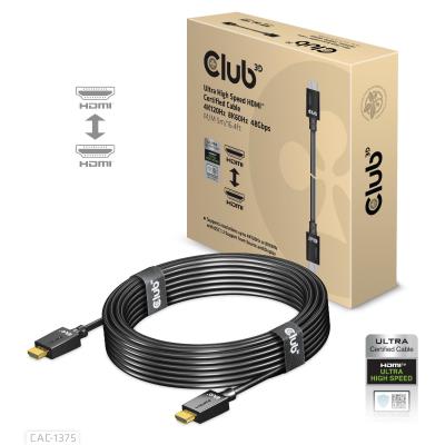 CLUB3D Ultra High Speed HDMI™ Certified Cable 4K120Hz 8K60Hz 48Gbps M M 5m 16.4ft