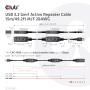 ▷ CLUB3D USB 3.2 Gen1 Active Repeater Cable 15m/ 49.