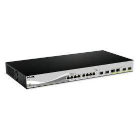 D-Link DXS-1210-12SC E Netzwerk-Switch Managed L2 10G Ethernet (100 1000 10000) 1U Schwarz, Silber