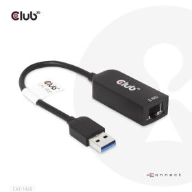 CLUB3D CAC-1420 adaptador y tarjeta de red Ethernet 2500 Mbit s