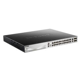D-Link DGS-3130-30PS network switch Managed L3 Gigabit Ethernet (10 100 1000) Power over Ethernet (PoE) Black, Grey