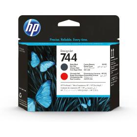 HP Cabezal de impresión DesignJet 744 negro mate rojo cromático