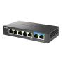 D-Link DMS-107/E switch di rete Non gestito Gigabit Ethernet (10/100/1000) Nero