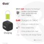 ▷ CLUB3D Travel Charger PPS 45W GAN technology, Dual port USB Type-C, Power Delivery(PD) 3.
