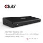 ▷ CLUB3D The CSV-1562 is an USB3.2 Gen1 Type-C Universal Triple 4K30Hz Charging Docking Station and is DisplayLink® Certified.
