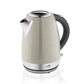 Eta Ela electric kettle 1.7 L 2100 W Beige, Black, Stainless steel