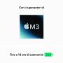 Apple MacBook Air Portátil 34,5 cm (13.6") Apple M M3 8 GB 512 GB SSD Wi-Fi 6E (802.11ax) macOS Sonoma Azul