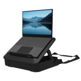 Fellowes Laptop Carry Case with Built-in Laptop Stand - Breyta Lockable Laptop Carry Case for Hybrid Working & Laptops Up To